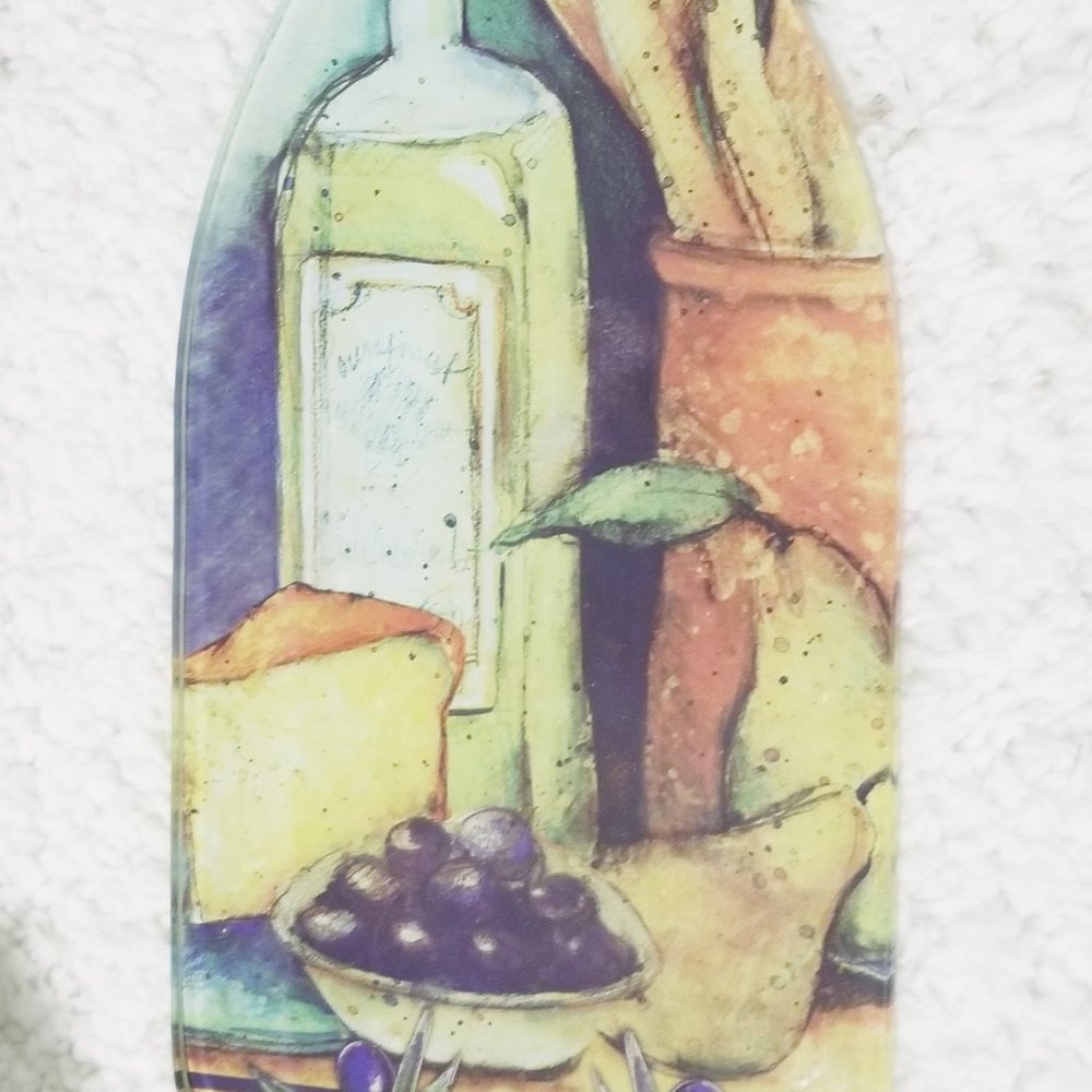 Glass Wine Bottle Shaped Trivet